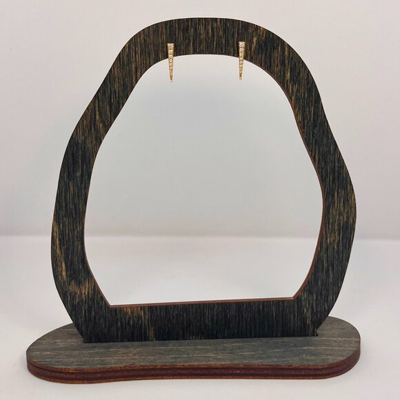 EF Collection 14KT yellow gold Earrings with brilliant cut diamonds - Picture 7 of 10